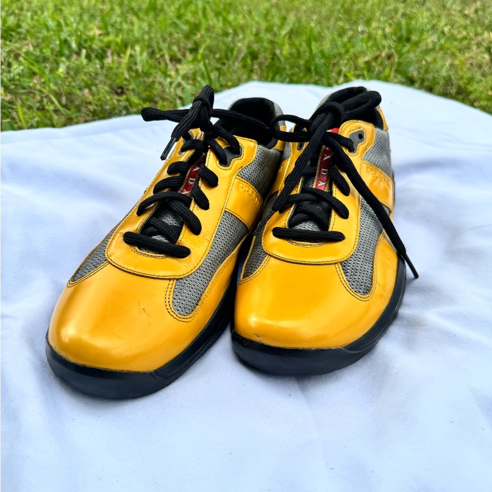 Prada sneakers yellow